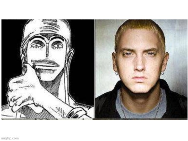 NO | image tagged in one piece,eminem,marshal mathers,vecnaslastfollowers | made w/ Imgflip meme maker