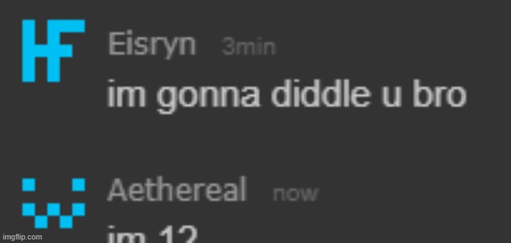 eisryn exposed (shocking) (gone wrong) | image tagged in eisryn pedo | made w/ Imgflip meme maker