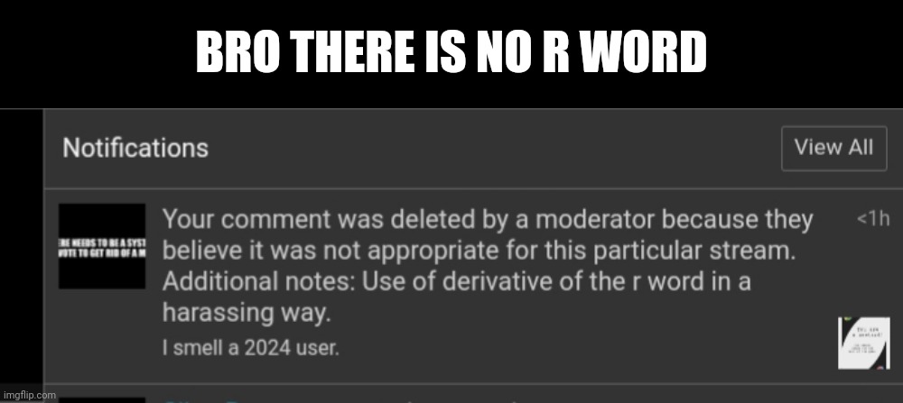 I got mod abused for using the newtard card | BRO THERE IS NO R WORD | image tagged in memes,blank transparent square | made w/ Imgflip meme maker