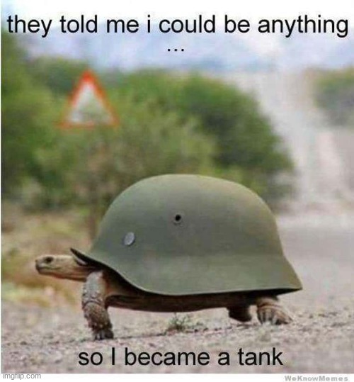 turtle tank | made w/ Imgflip meme maker