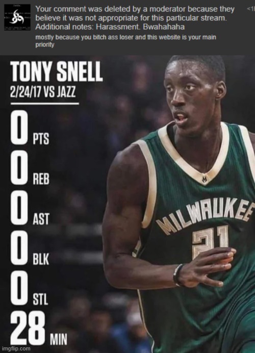 we know its you bruh | image tagged in tony snell 0-0-0-0-0-28 | made w/ Imgflip meme maker