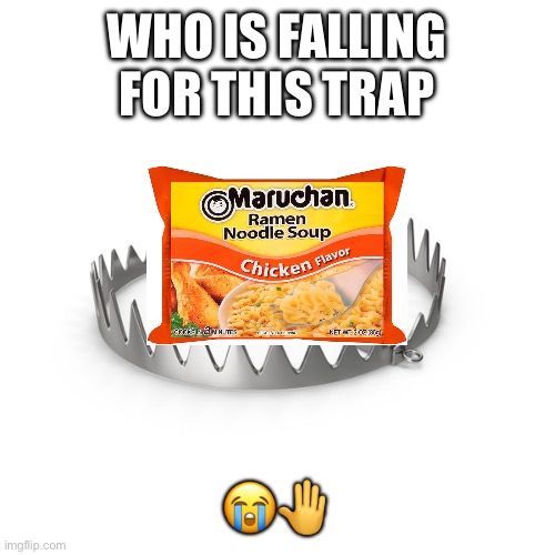 Who falling for this | WHO IS FALLING FOR THIS TRAP; 😭🤚 | image tagged in memes,funny | made w/ Imgflip meme maker