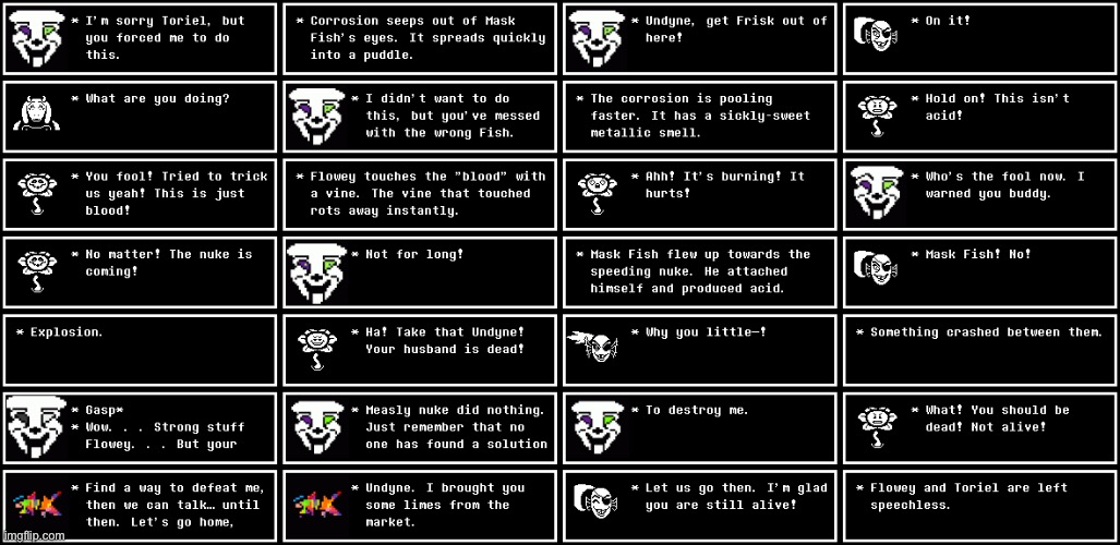 NSFW because it contains “blood” according to flowey, the character. | made w/ Imgflip meme maker