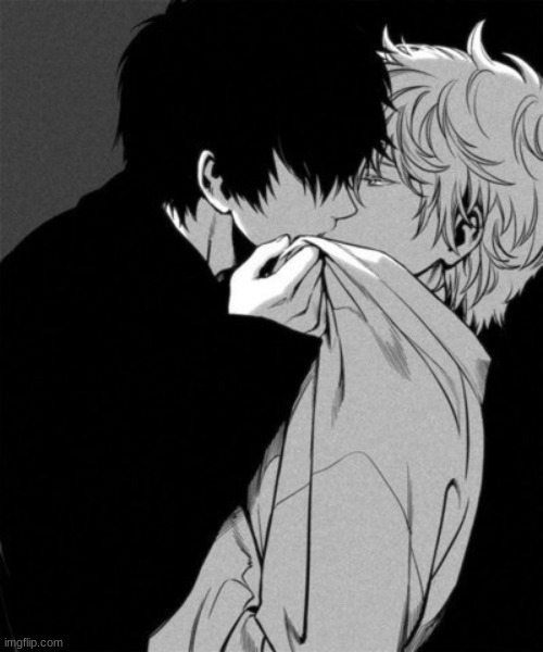 Gay anime boys kissing | image tagged in gay anime boys kissing | made w/ Imgflip meme maker