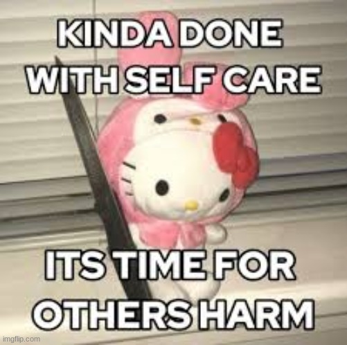 im outside your house | image tagged in hello kitty | made w/ Imgflip meme maker