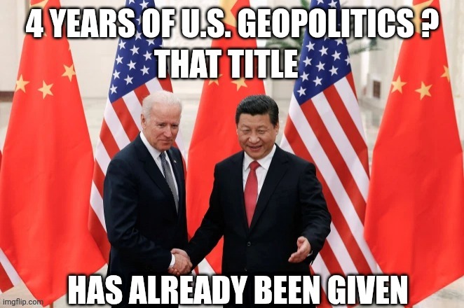 4 YEARS OF U.S. GEOPOLITICS ? | made w/ Imgflip meme maker