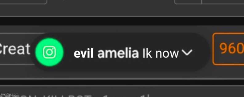 Evil amelia knows now | image tagged in evil amelia knows now | made w/ Imgflip meme maker