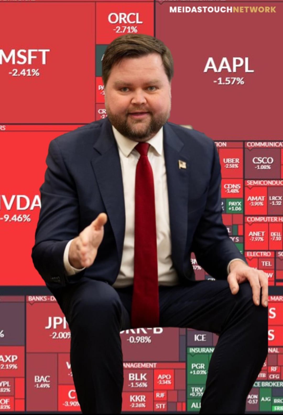 Vance Stocks Thank You Blank Meme Template