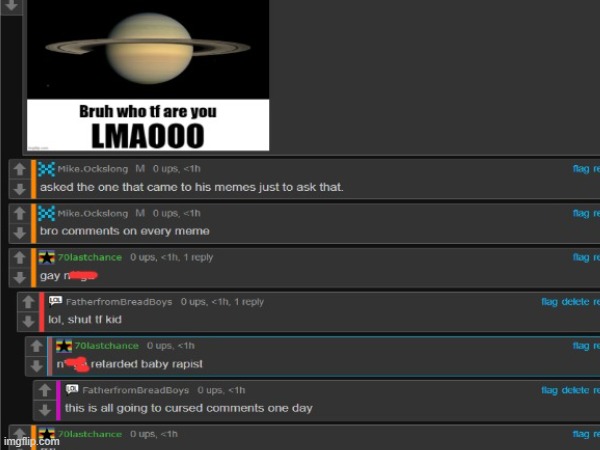chance is racist banhim i have proof | image tagged in random | made w/ Imgflip meme maker