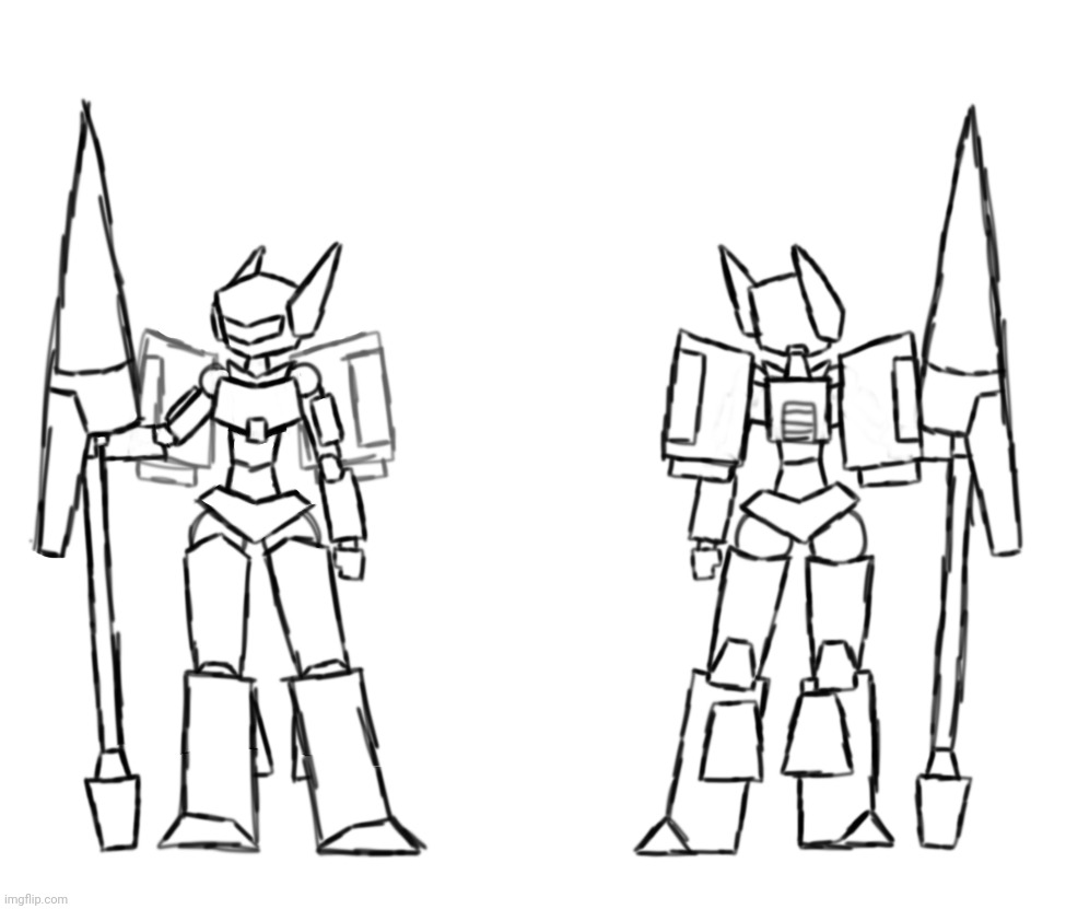 Wip mech drawing | made w/ Imgflip meme maker