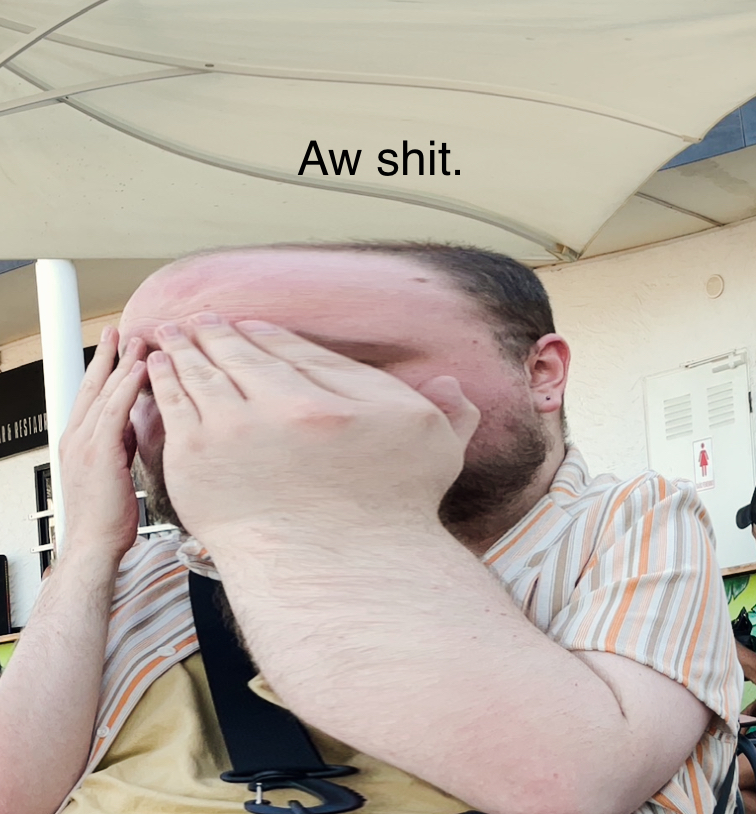 Aw shit! Blank Meme Template