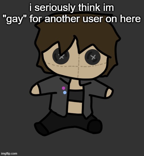 gay is in quotes cuz they're genderfluid so like is it gay or not? | i seriously think im "gay" for another user on here | image tagged in neko plushy thx disco | made w/ Imgflip meme maker