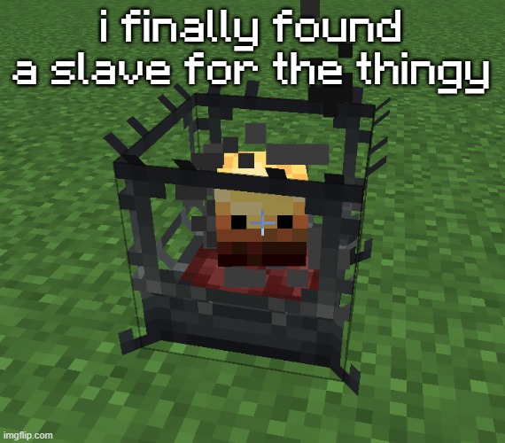 i finally found a slave for the thingy | made w/ Imgflip meme maker