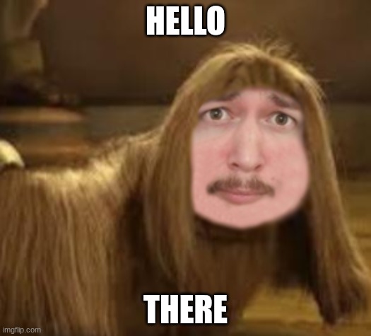 DoogalHere | HELLO; THERE | image tagged in doogalhere | made w/ Imgflip meme maker