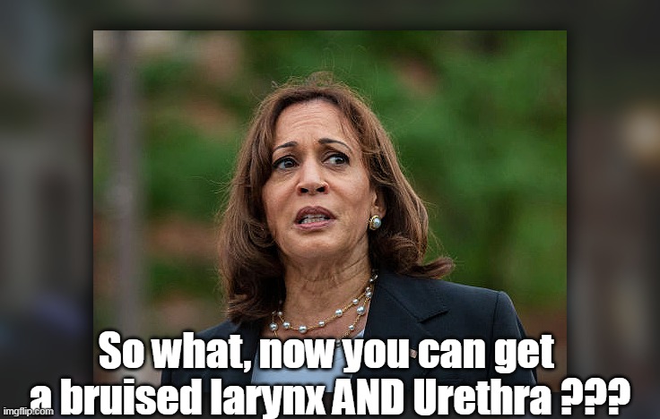 So what, now you can get  a bruised larynx AND Urethra ??? | made w/ Imgflip meme maker