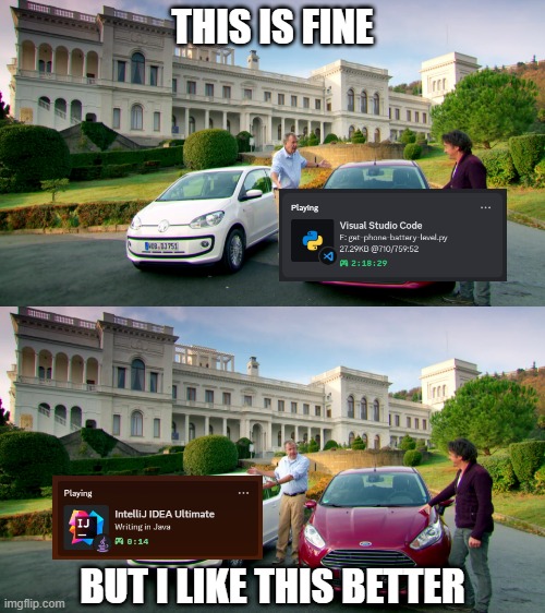 I like this one better | THIS IS FINE; BUT I LIKE THIS BETTER | image tagged in i like this one better | made w/ Imgflip meme maker