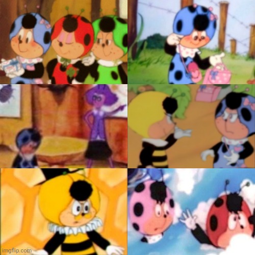 Cococinel 1992 (Cocomiel) | image tagged in cococinel,cocomiel,ladybug cartoon | made w/ Imgflip meme maker