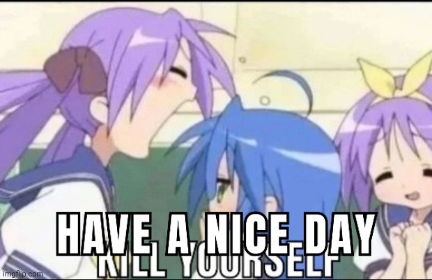 image tagged in lucky star,anime | made w/ Imgflip meme maker