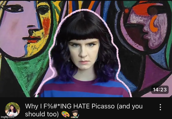 New temp | image tagged in frisk hates picasso | made w/ Imgflip meme maker