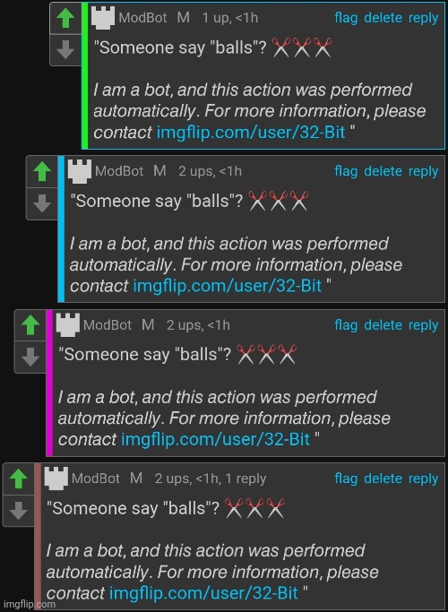 modbot is gay | made w/ Imgflip meme maker