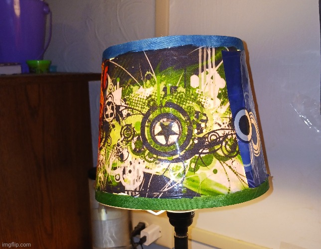 On an entirely unrelated note rate this lampshade I made | made w/ Imgflip meme maker