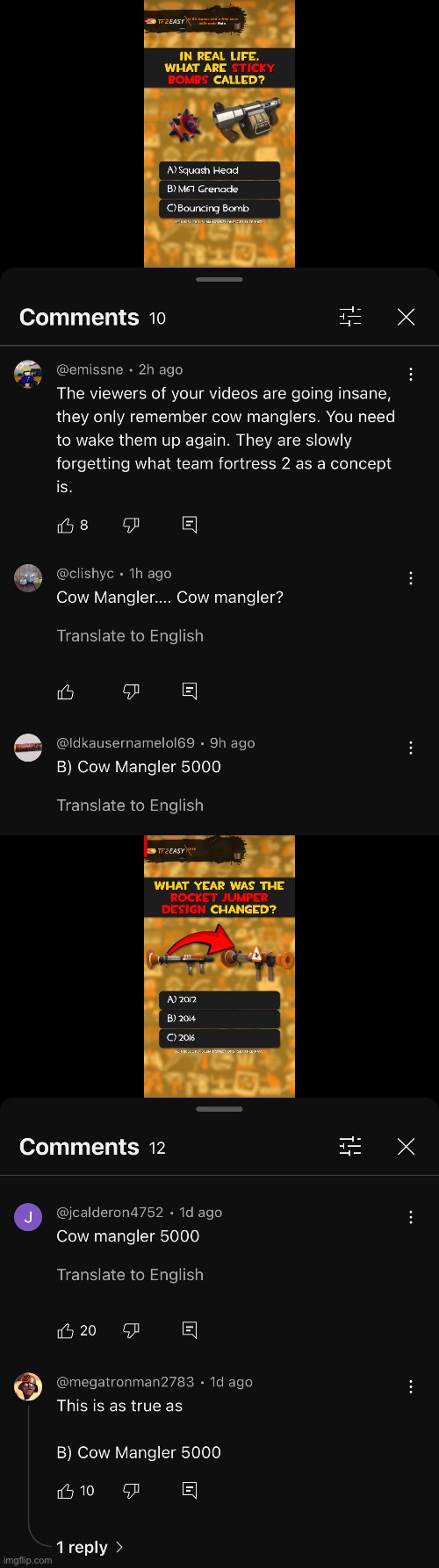 cow mangler Their beloved | made w/ Imgflip meme maker