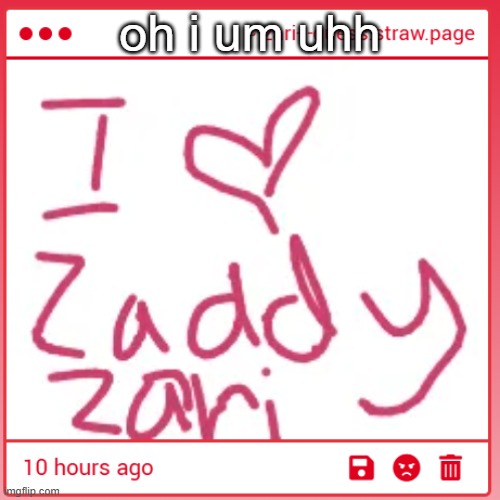 oh i um uhh | made w/ Imgflip meme maker