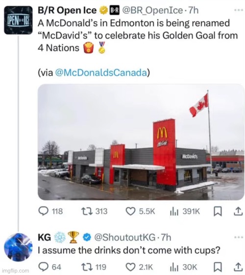 McDavid’s | made w/ Imgflip meme maker