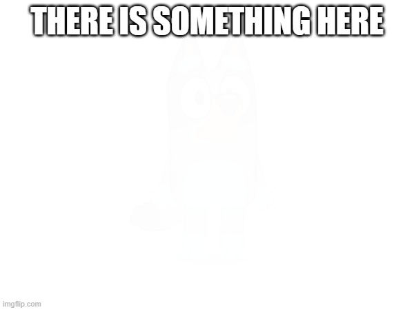 There is something here! Blank Meme Template