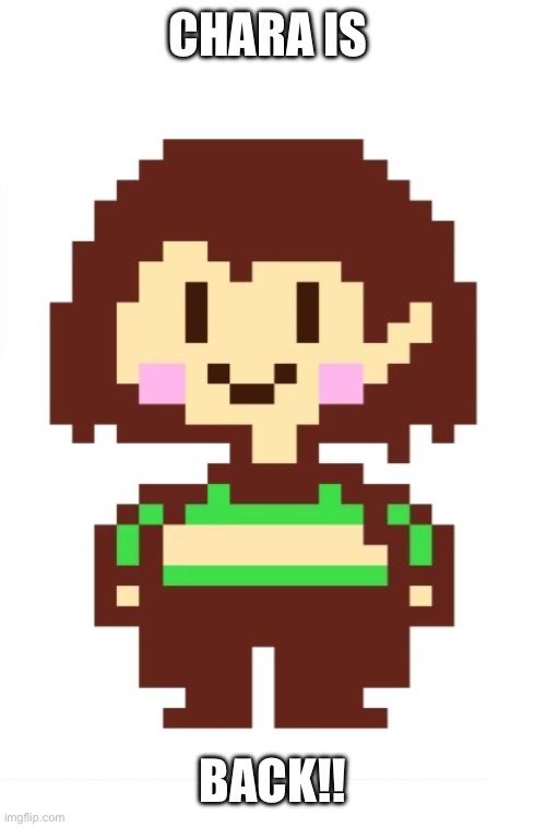 CHARA IS BACK!! | made w/ Imgflip meme maker