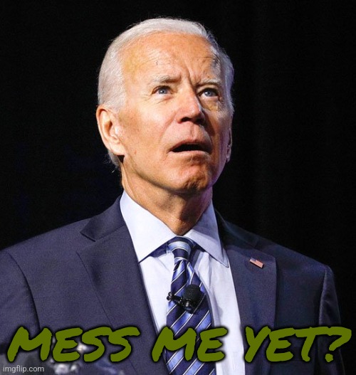 Joe Biden | MESS ME YET? | image tagged in joe biden | made w/ Imgflip meme maker