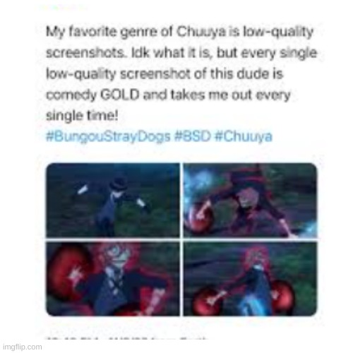 even when he is being deadly there is that ONE frame that is amasing | image tagged in bsd | made w/ Imgflip meme maker