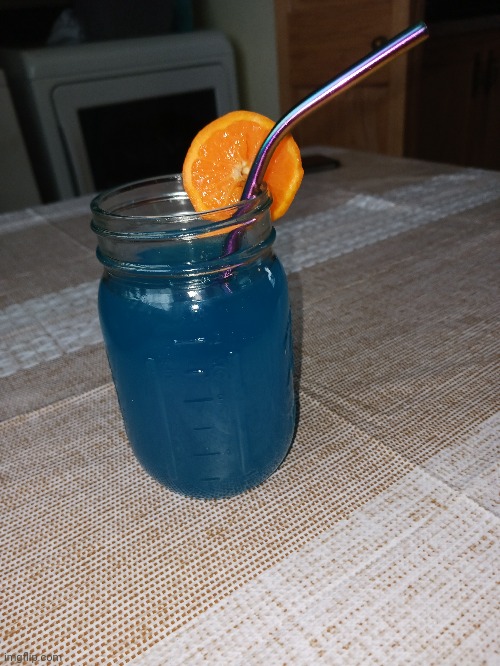 Blue raspberry kitty cocktail | made w/ Imgflip meme maker