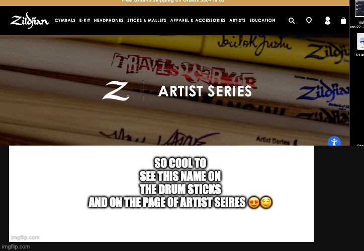 travis daddy barker :D | SO COOL TO SEE THIS NAME ON THE DRUM STICKS AND ON THE PAGE OF ARTIST SEIRES 😍🤤 | image tagged in blink-182,pop punk | made w/ Imgflip meme maker