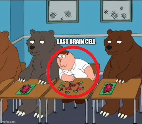 My Last Brain Cell In Class | LAST BRAIN CELL | image tagged in memes,brain cells,puzzle,problem solving,cheating,class | made w/ Imgflip meme maker