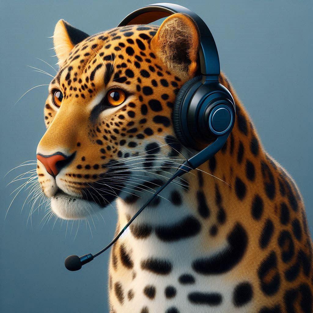 Leopard Support Blank Meme Template