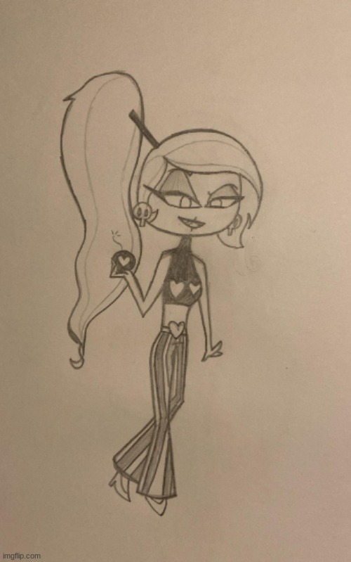 cherri: velvette fashion: part 1/3 | image tagged in velvette,fashion,hazbin hotel,hh,drawing,cherri bomb | made w/ Imgflip meme maker