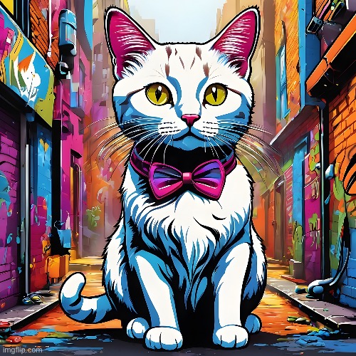 Street Kitty | made w/ Imgflip meme maker