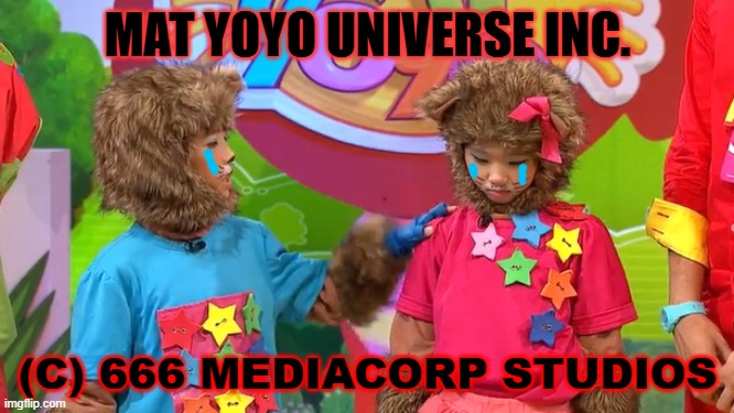 Yoyo and Yaya's lost episode in 2030 | MAT YOYO UNIVERSE INC. (C) 666 MEDIACORP STUDIOS | image tagged in yoyo and yaya wants to suicide | made w/ Imgflip meme maker