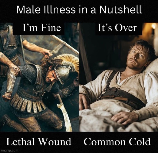 Man | image tagged in man,sickness | made w/ Imgflip meme maker