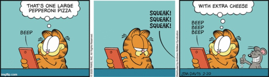 Garfield | image tagged in comics | made w/ Imgflip meme maker