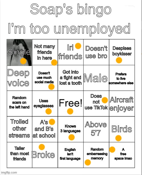 We are so silly | image tagged in soap's bingo | made w/ Imgflip meme maker