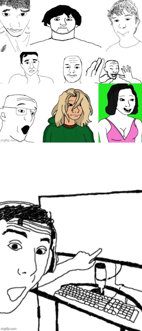 A new wojak has been added to the collection (two more wojaks are needed to fix the proportions) | made w/ Imgflip meme maker