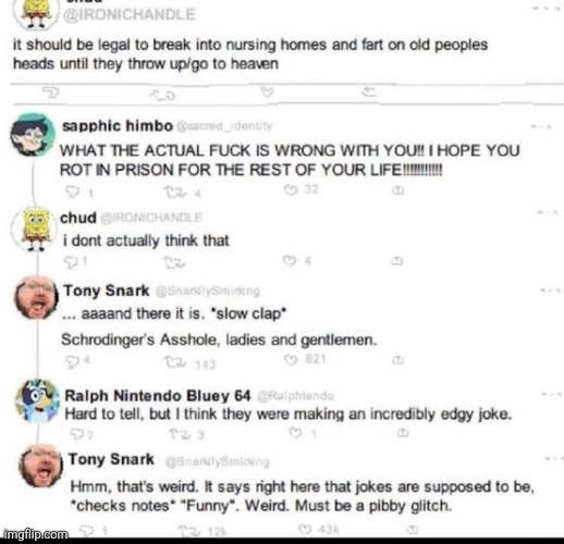 These guys would have a seizure looking at the msmg | made w/ Imgflip meme maker