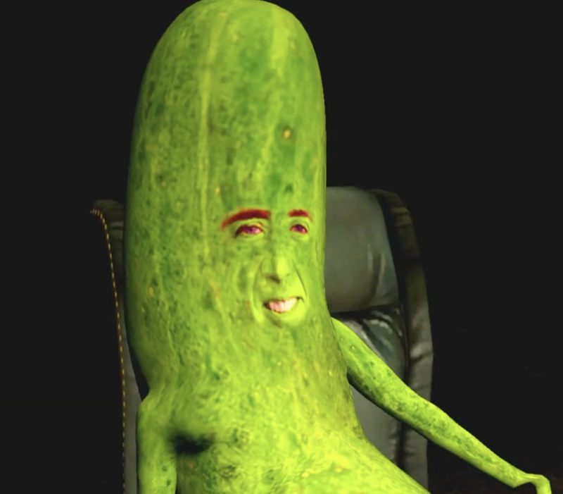pickolas cage you're welcome Blank Meme Template