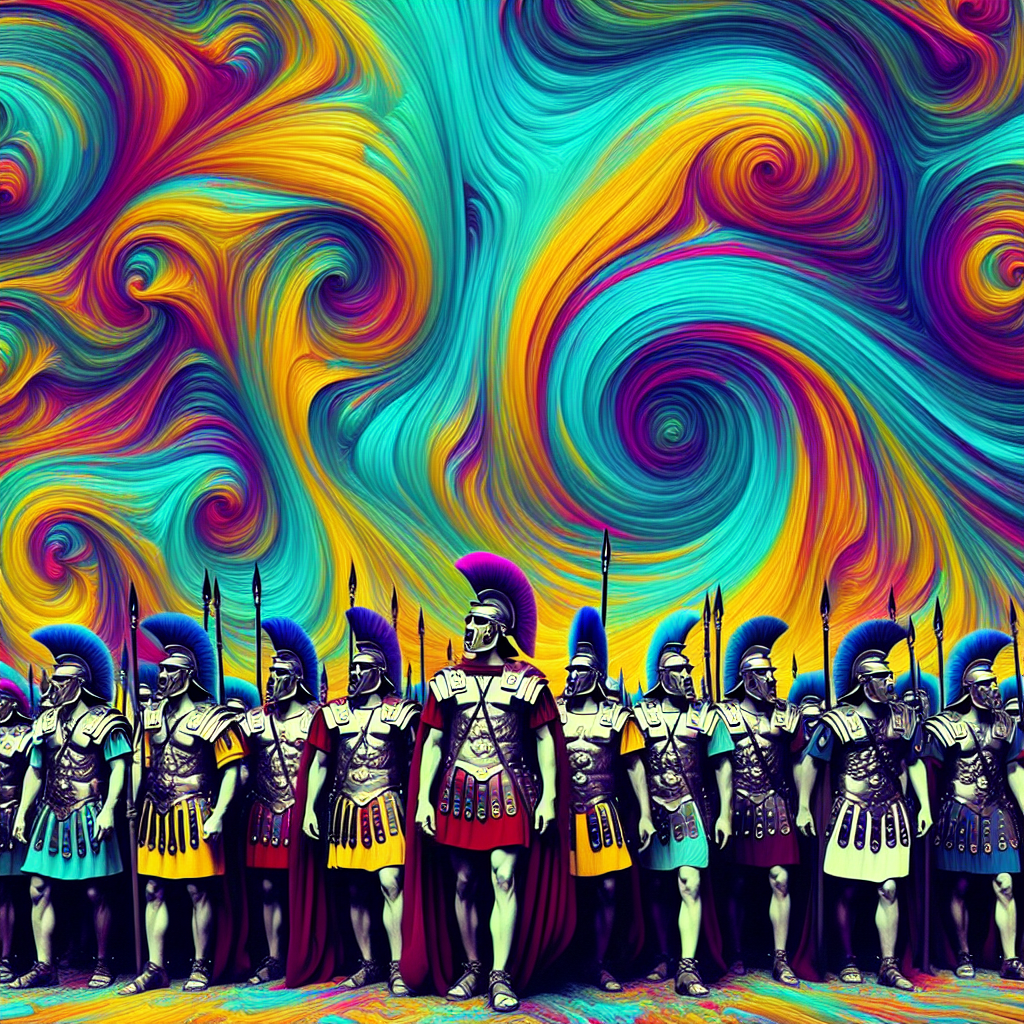 Roman Soldiers Blank Meme Template
