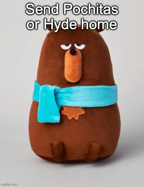 Falstaff plush | Send Pochitas or Hyde home | image tagged in falstaff plush,voting game s7 | made w/ Imgflip meme maker