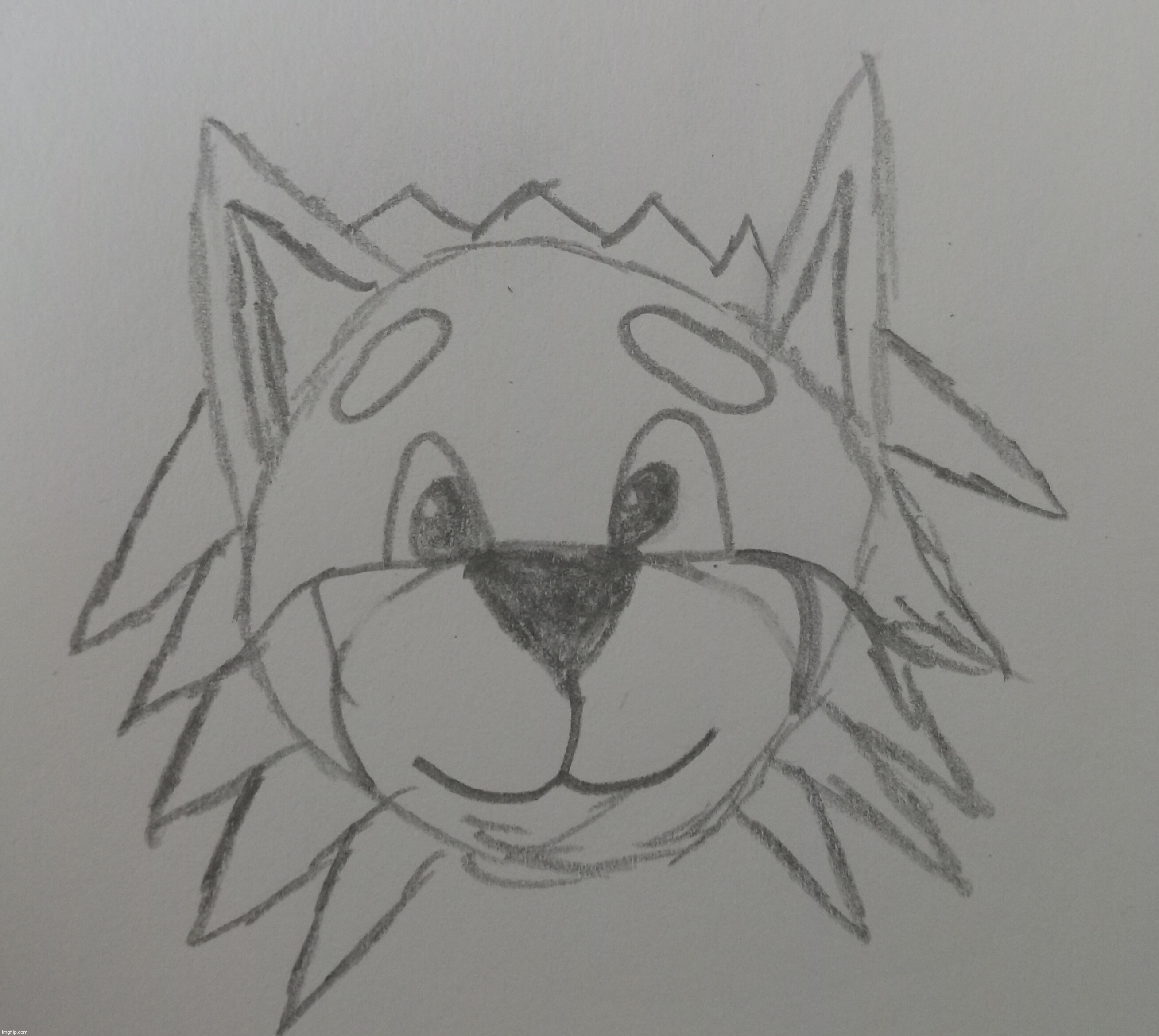 My drawings of my first fursona seem to have been messier...uhh... | image tagged in posting here,for convenience | made w/ Imgflip meme maker