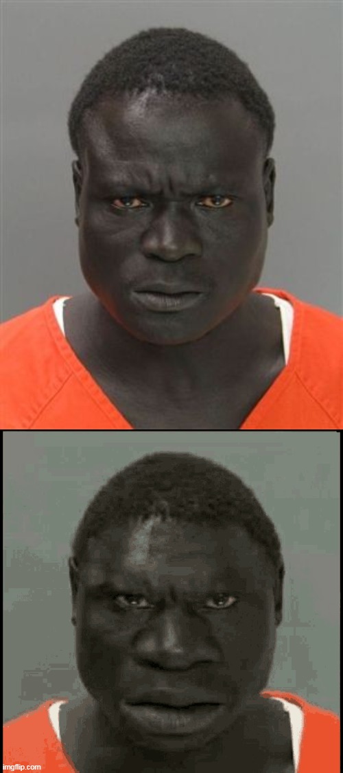 why do they all look related | image tagged in misunderstood prison inmate | made w/ Imgflip meme maker