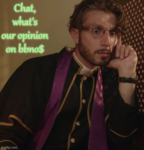 BBno$ Concerned | Chat, what's our opinion on bbno$ | image tagged in bbno concerned | made w/ Imgflip meme maker